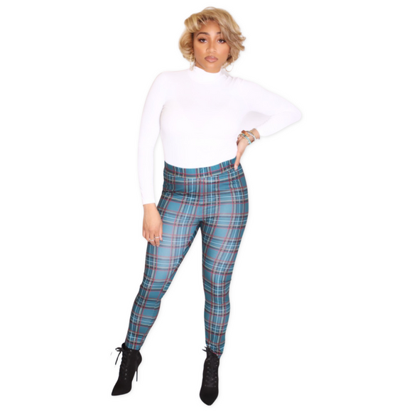 Plaid It Straight Luxe Leggings